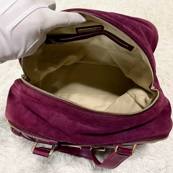 JimmyChoo (retail $2295) Justine suede/leather bag - Picture 7 of 12